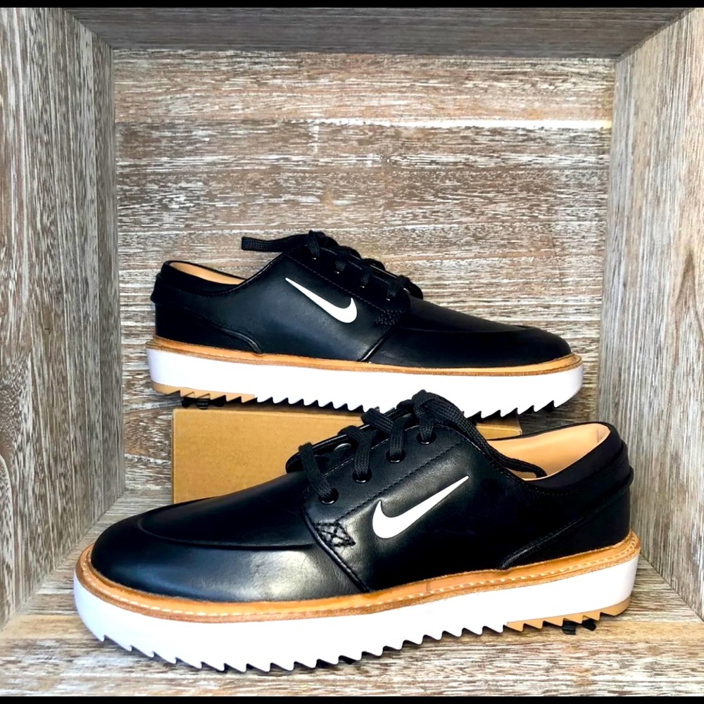 Nike Janoski G Tour Leather Golf Shoes Black NWOT